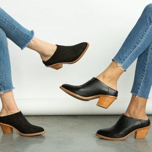 Poppy Barley black mule 9